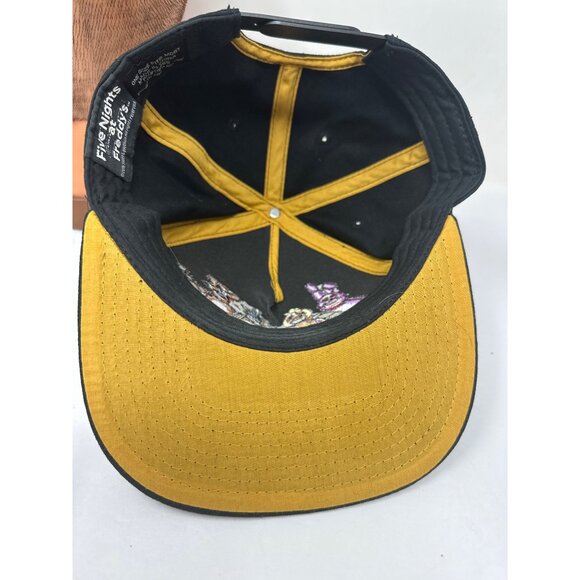Freddy Fazbear pizza snapback hat five nights at freddy's fnaf black cap 2016 - Picture 5 of 8